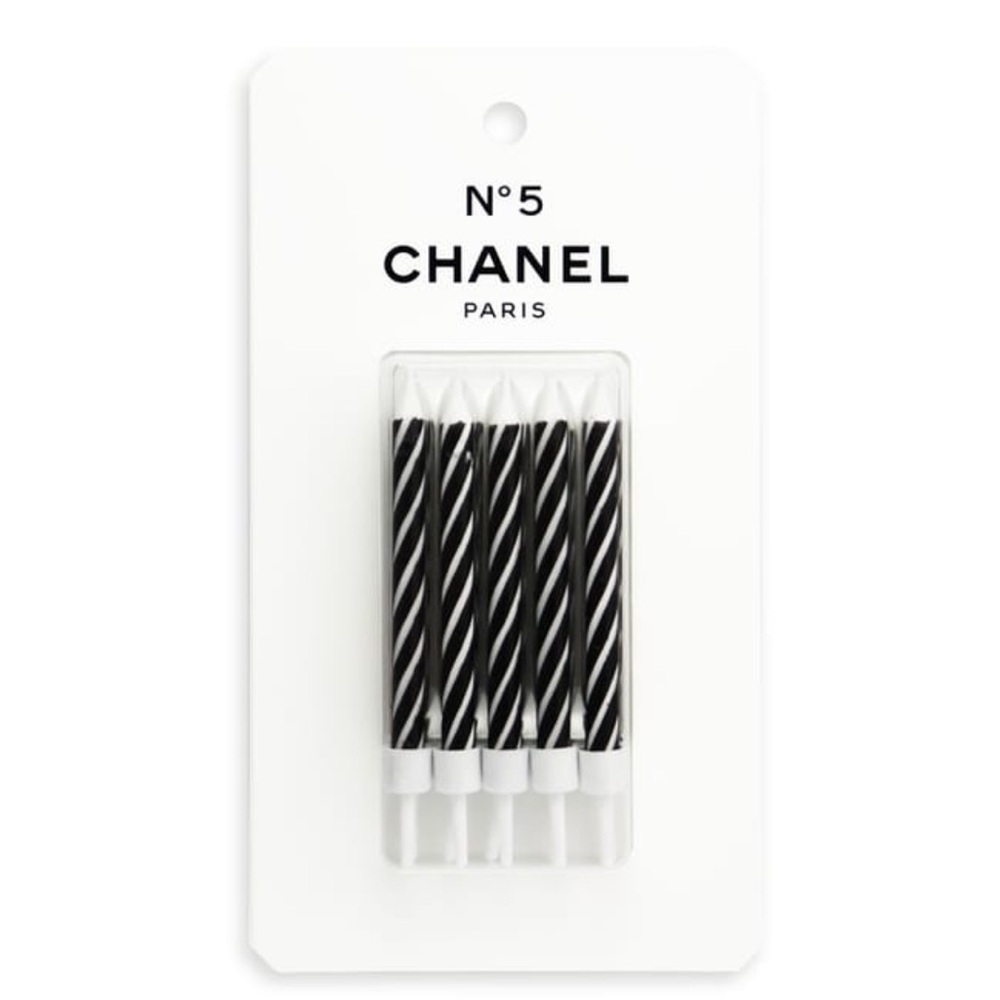 CHANEL Elegant White Candle Set